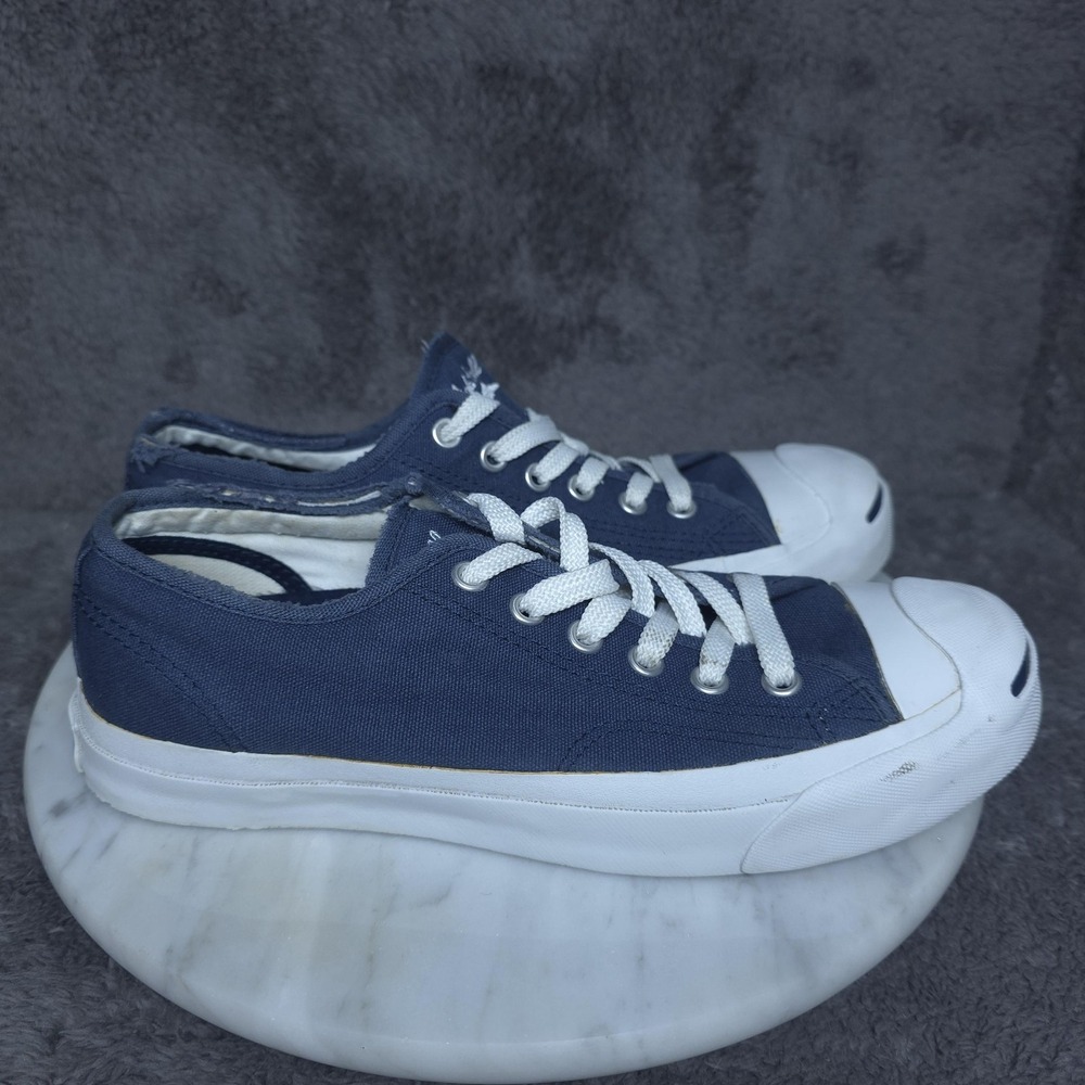 Converse Jack Purcell Shoes Mens Size 5.5 Blue Canvas Low Top Casual Sneakers